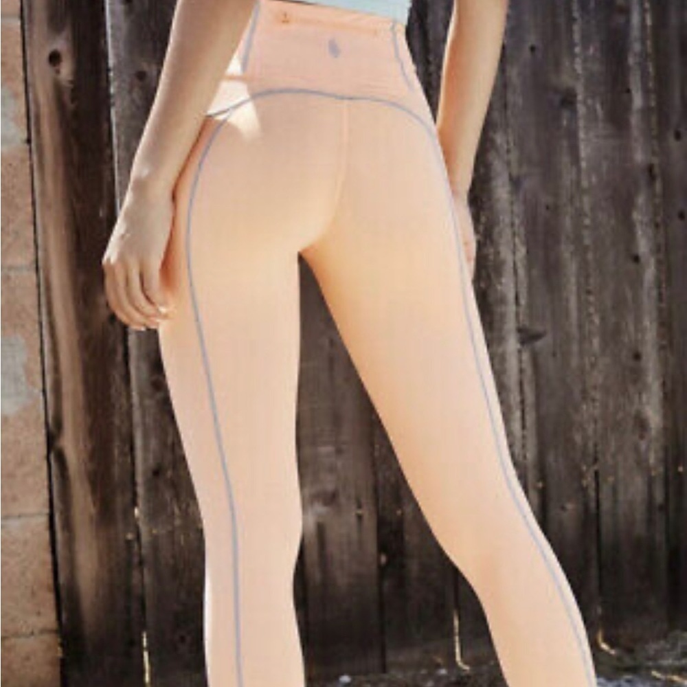 🆕 FREE PEOPLE | NWT FP You’re a Peach Leggings - Picture 2 of 10